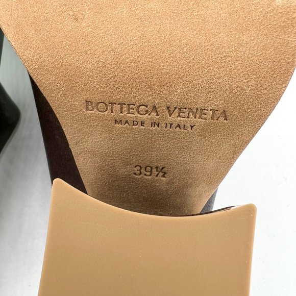 Bottega Veneta Platform Brown Leather Sandals Size 39.5 - Picture 7 of 9